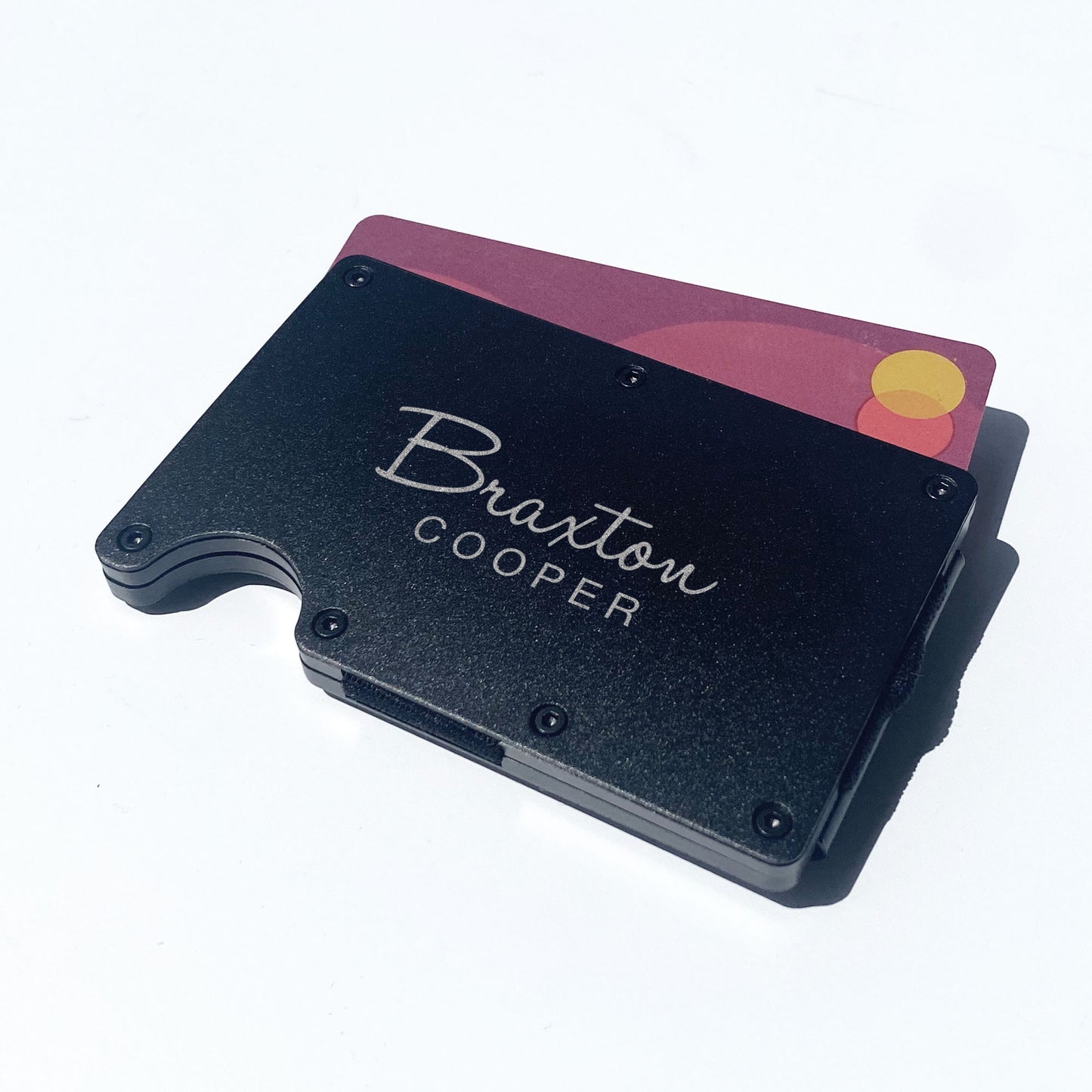 Personalised Engraved Men's RFID Blocking Credit Card Metal Wallet & Money Clip | Custom Gift for Husband, Boyfriend, Father's Day