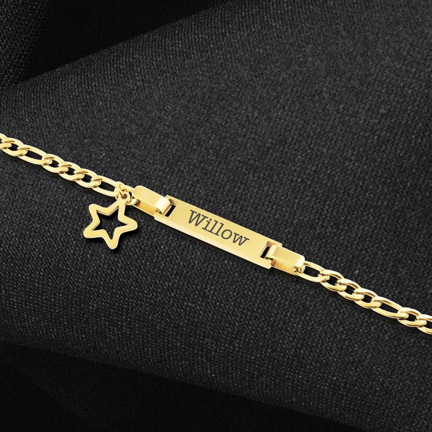 Personalised bracelet with Star charm