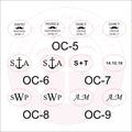 Personalised Engraved Oval Metal Cufflinks | 5 Designs to Choose From