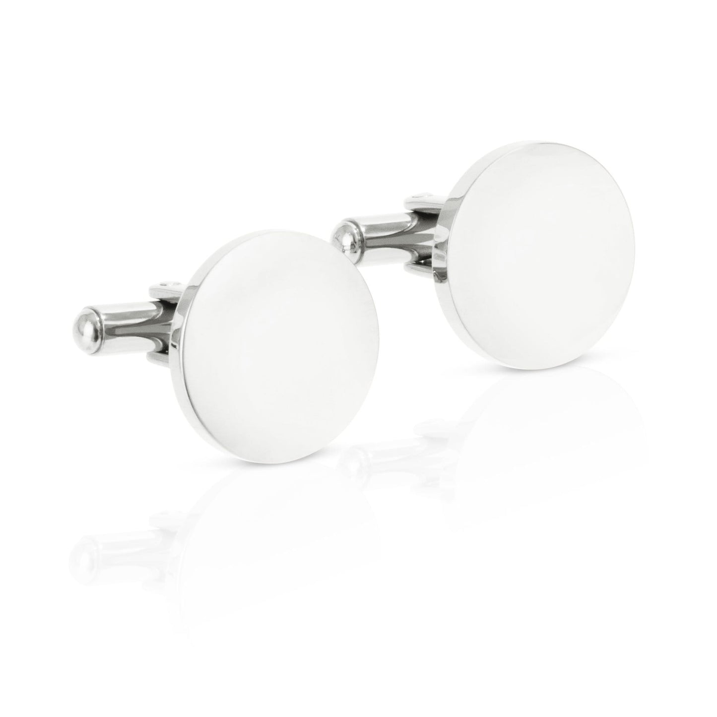 Personalised Engraved Round Cufflinks | "Father of the Bride - You Are the First Man I Ever Loved"